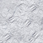 皱巴巴的白色纸张纹理