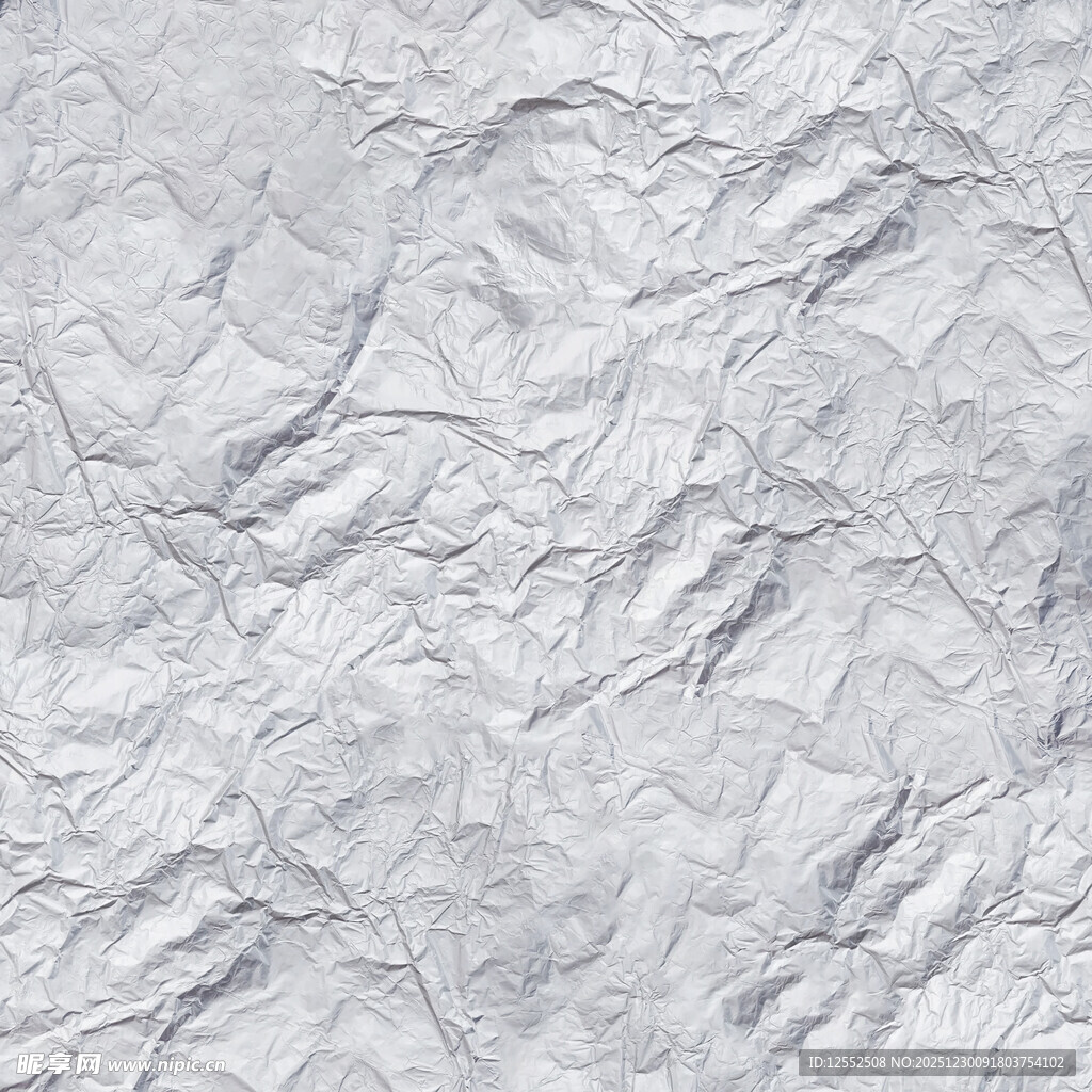 皱巴巴的白色纸张纹理