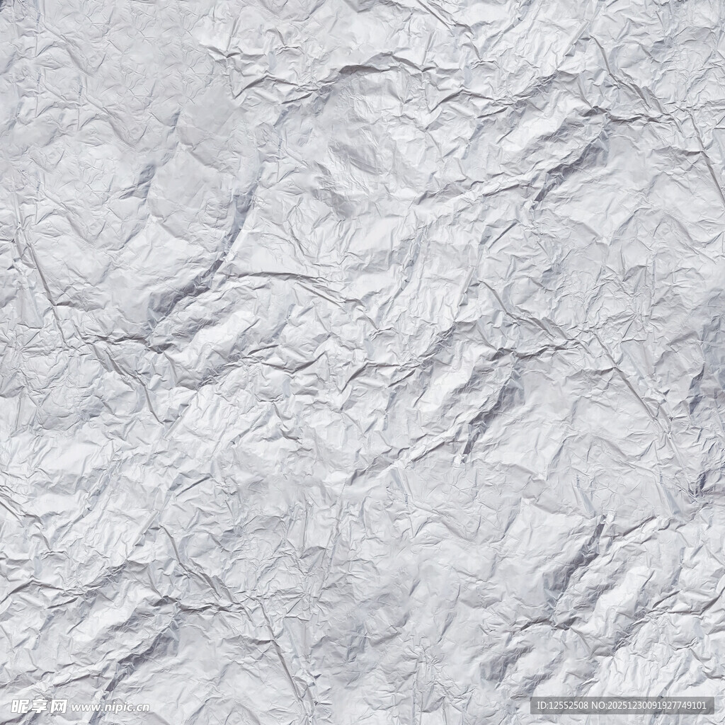 白色褶皱纸张纹理背景