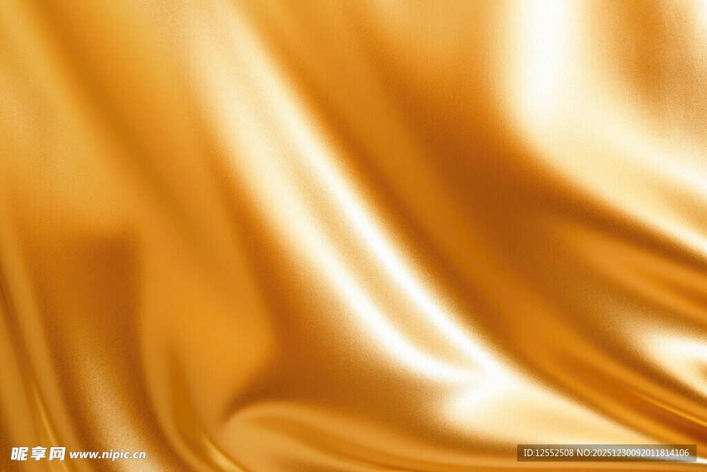 金色丝绸纹理