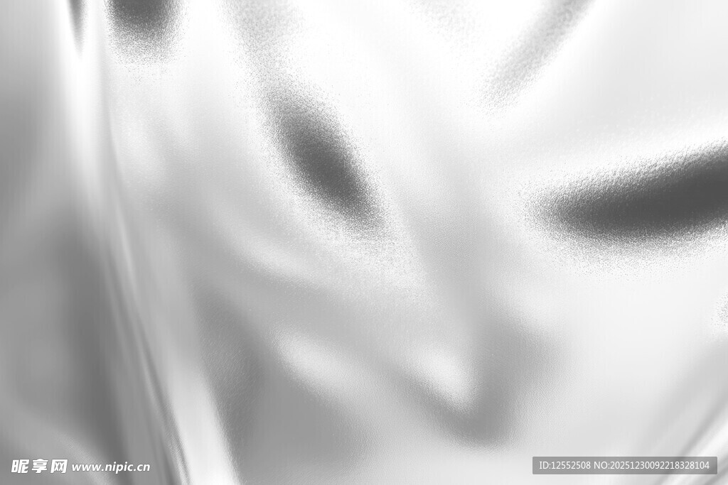 银色流动质感背景图