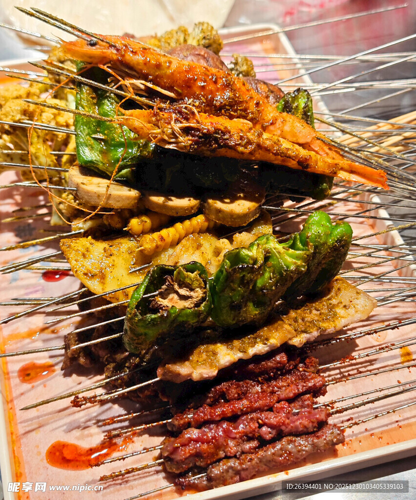 美味多样的特色烤串