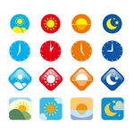 天气与时间图标