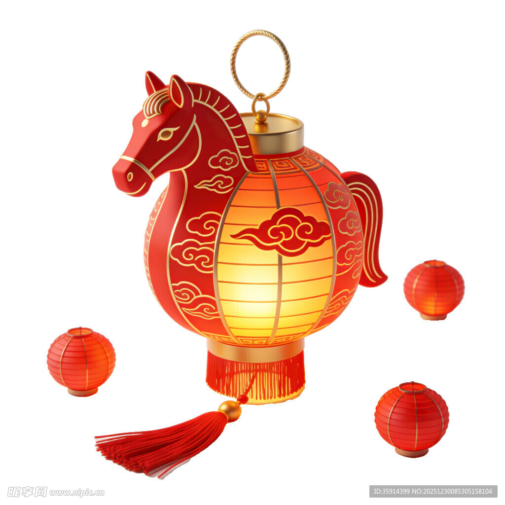 马年灯笼