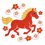 马年元宵节插画