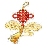 中国结配祥云挂饰