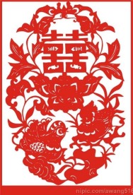 龙凤呈祥双喜字