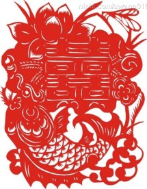 龙凤呈祥双喜字