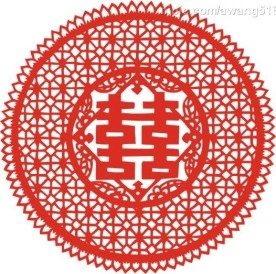 龙凤呈祥双喜字