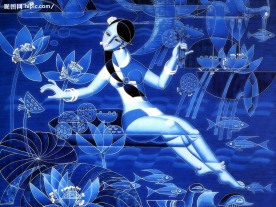 古典装饰画人物