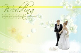 婚礼情人节PSD分层模板