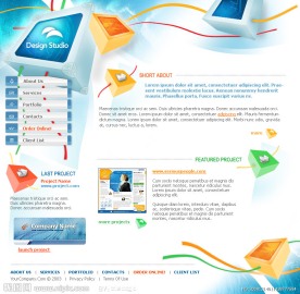 欧美商业网站整版