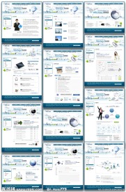 韩国商业网站模板