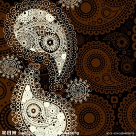 古典花纹装饰背景