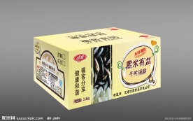 食品箱子设计 （展开图）