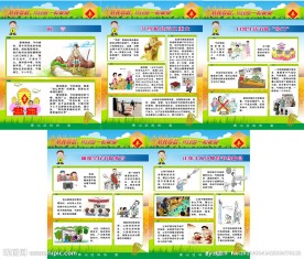 节约粮食科普展板