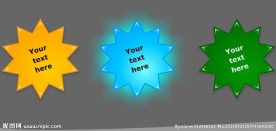 十角形水晶按钮