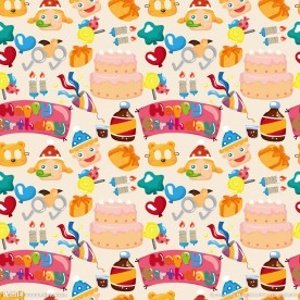 卡通背景 生日背景