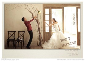 时尚婚纱摄影模板下载