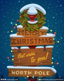 蓝色圣诞节背景