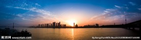 武汉夕阳全景