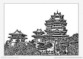 南京望江楼矢量