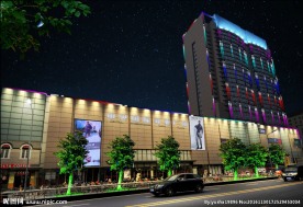 国际新亚 亮化效果图