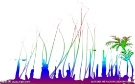 植物曲线花纹笔刷
