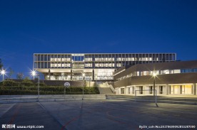 外国大学  高校 夜景