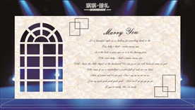 大理石镂空泡沫板主背景