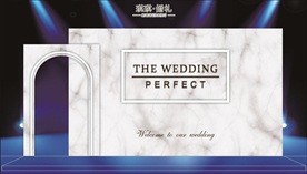 大理石婚礼背景