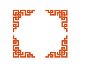 窗花花边素材矢量图文件