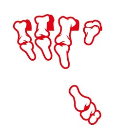 个性卡通骷髅手矢量图文件