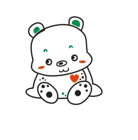 卡通动物卡通小熊矢量图文件