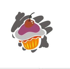 卡通蛋糕矢量食品源文件