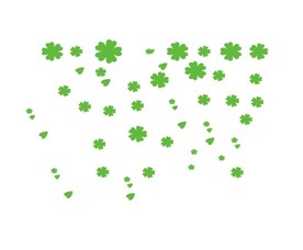 花叶子组合矢量图