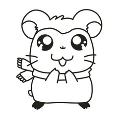 卡通小老鼠矢量图