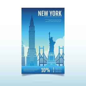 纽约旅游海报