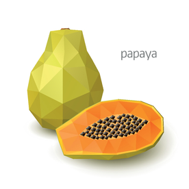 木瓜水果设计图片