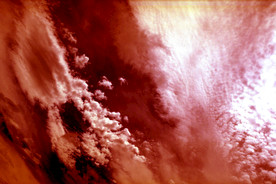 蓝天 白云 晚霞