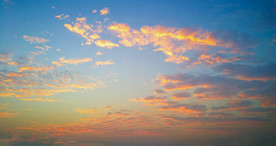 日落晚霞  天空 云 唯美 云