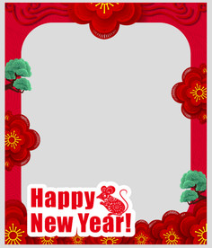 新年拍照框