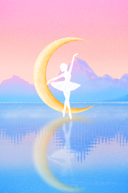 梦幻插画 卡通 手绘梦幻插画