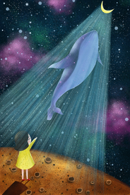 梦幻插画 卡通 手绘梦幻插画