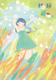 梦幻插画 少女手绘插画