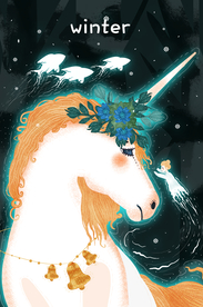 梦幻插画 卡通 动物梦幻插画