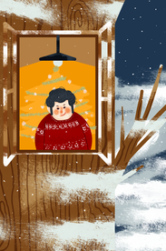 梦幻插画 卡通 手绘梦幻插画