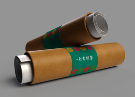 办公卷纸筒效果图