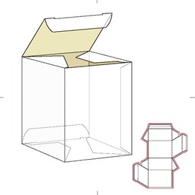 纸盒包装布局刀线图