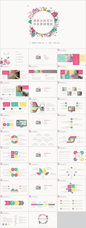 毕业答辩论文通用PPT模板